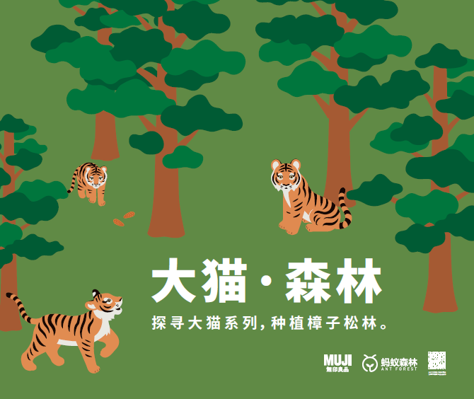螞蟻森林和MUJI，把森林裝進了旅行箱